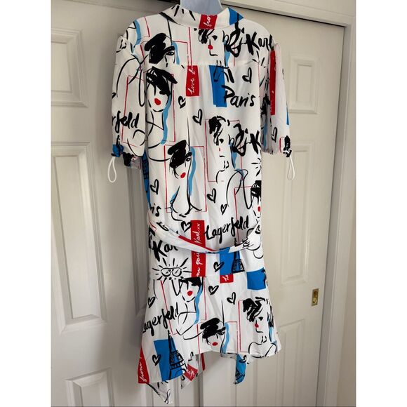 KARL LAGERFELD  Mini Shirt Dress - Picture 5 of 10